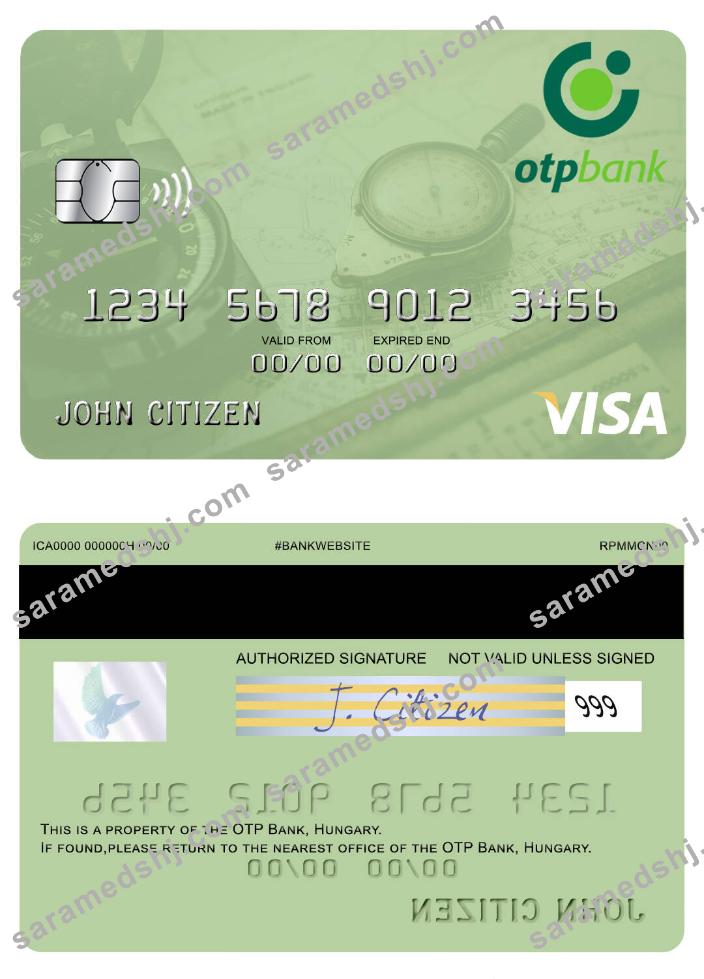 Hungary OTP Bank visa card